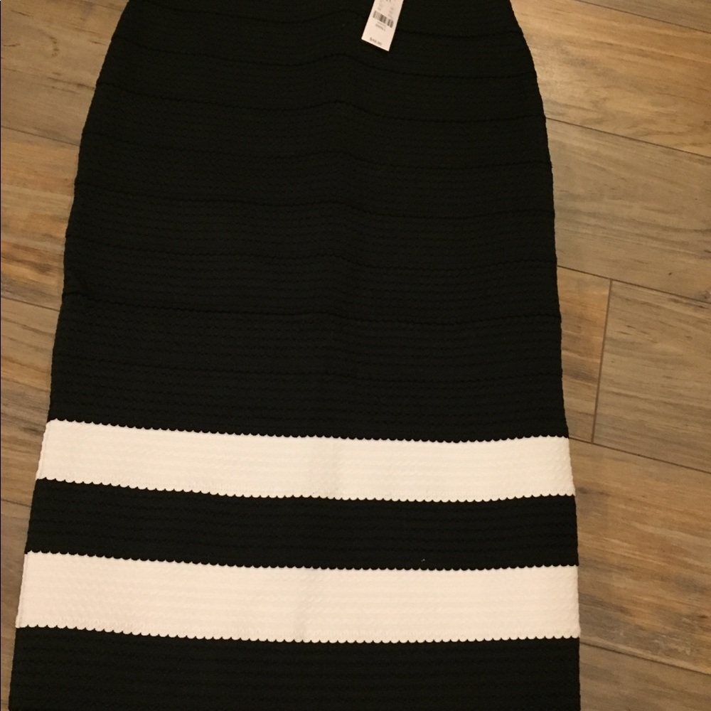 New York & Co., black and white skirt.